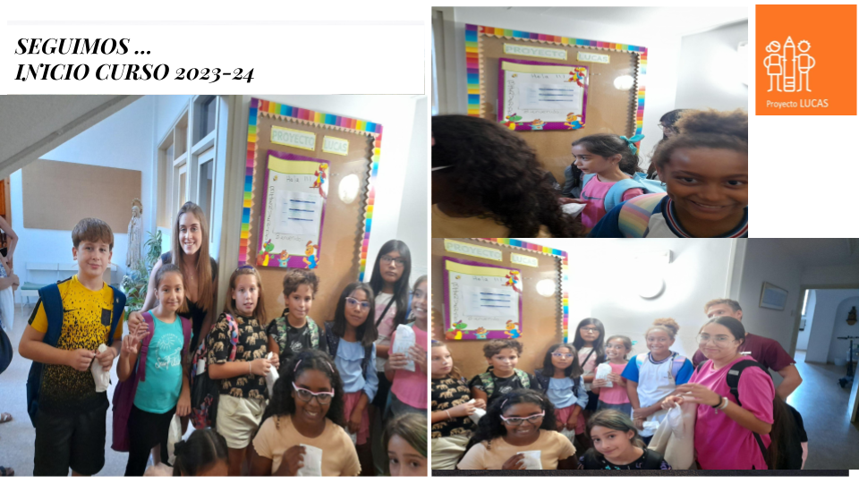El 26 de septiembre comenzamos un nuevo curso con siempre lleno de  ilusión de acompañar a los 70 alumnos matriculados entre primaria, secundaria y bachillerato.  Este curso nos acompaña en esta tarea un grupo de 30 voluntarios deseosos de pasar las tardes de refuerzo ayudando en los deberes a los alumnos de proyecto... será todo un reto lleno de paciencia, perseverancia y mucho refuerzo positivo...
